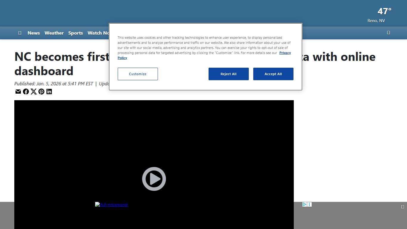 NC becomes first state to track prisoner reentry data with online dashboard